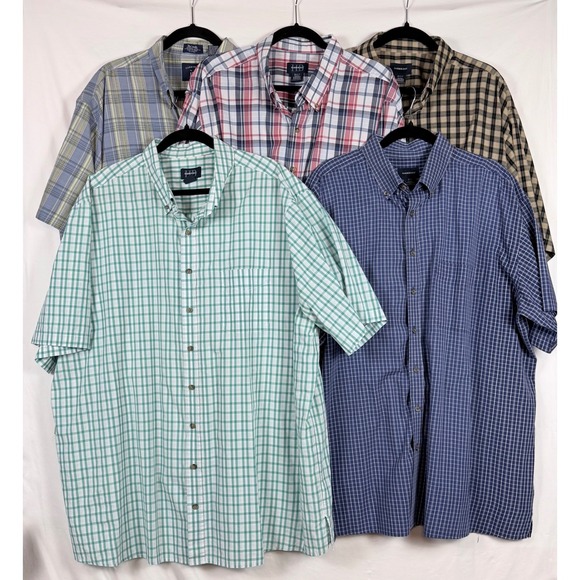 Harbor Bay Other - Lot of 5 Harbor Bay Short Sleeve Button Down Shirt Short Sleeve Casual Preppy